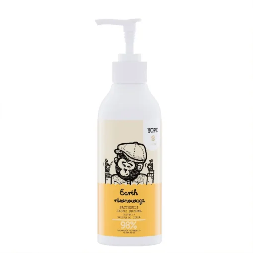 Yope Earth Balance, nährende Körperlotion, Patschuli und helle Bäume, 300 ml SHORT DATE