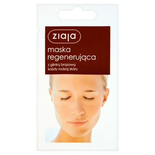 Ziaja, regenerierende Maske mit brauner Tonerde, 7 ml