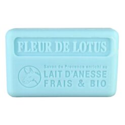 Marseille-Seife, Lotusblume mit Eselsmilch, 100g