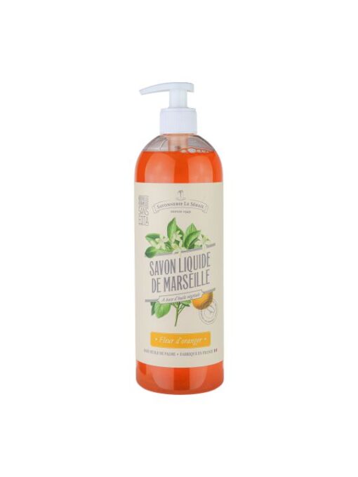 Marseille-Seife, mit dem Duft von Orangenblüten (Neroli), Flüssige, 750 ml