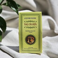 Ayurvedische Rückfluss-Räucherkegel – Nag Champa