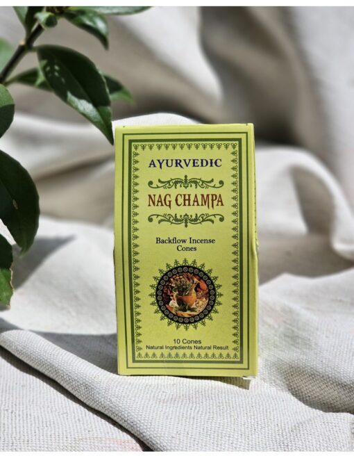 Ayurvedische Rückfluss-Räucherkegel – Nag Champa