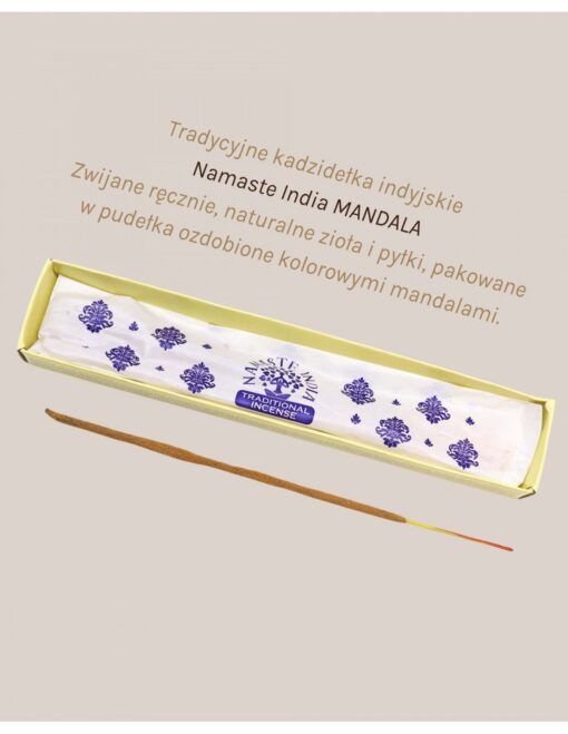 Namaste India Mandala natuerliche Raeucherstaebchen – Nag Champa 2