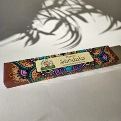 Namaste India Mandala natürliche Räucherstäbchen – Sandelholz