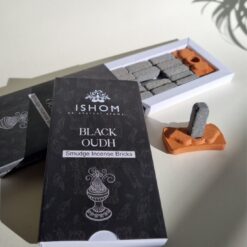 Set Räucherziegel mit Ständer - Black Oudh 15-tlg.