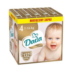 Dada Extra Care 4 Maxi (7-16 kg), 132 Stück, Windeln mit super saugfähiger Einlage