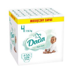 Dada Pure Care 4 Maxi (7-16 kg), 132 Stück, Windeln mit Feuchtigkeitskennzeichnung